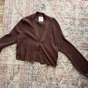 Abercrombie and fitch women’s cardigan sweater